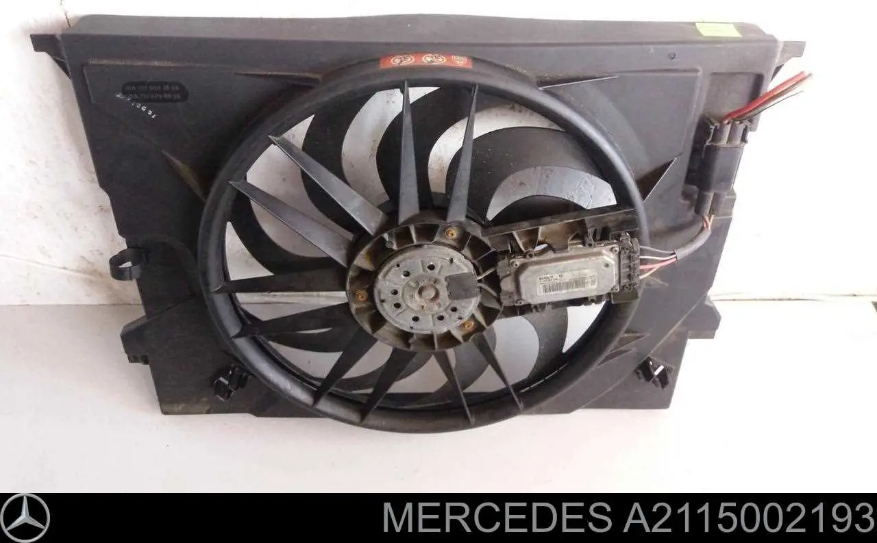 Dyfuzor chłodnicy, w komplecie z silnikiem i wirnikiem Mercedes A2115002193 cena, od 158,34 USD