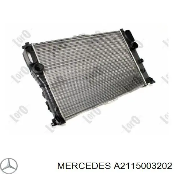 Chłodnica silnika Mercedes A2115003202 cena, od 187,85 USD