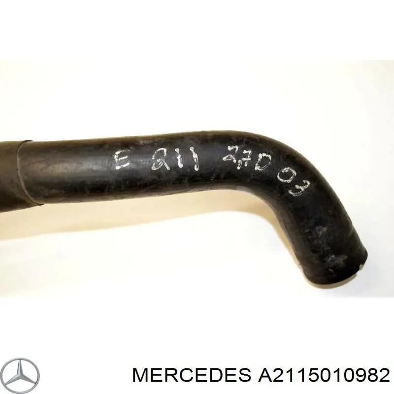 Przewód (króciec) chłodnicy górny Mercedes A2115010982 cena, od 39,39 USD