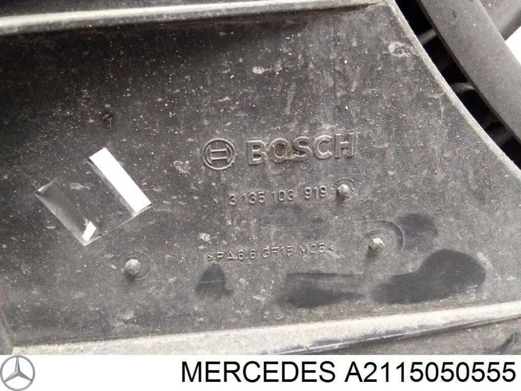 A2115050555 Mercedes Wentylator elektryczny układu chłodzenia kompletny (silnik+wirnik)