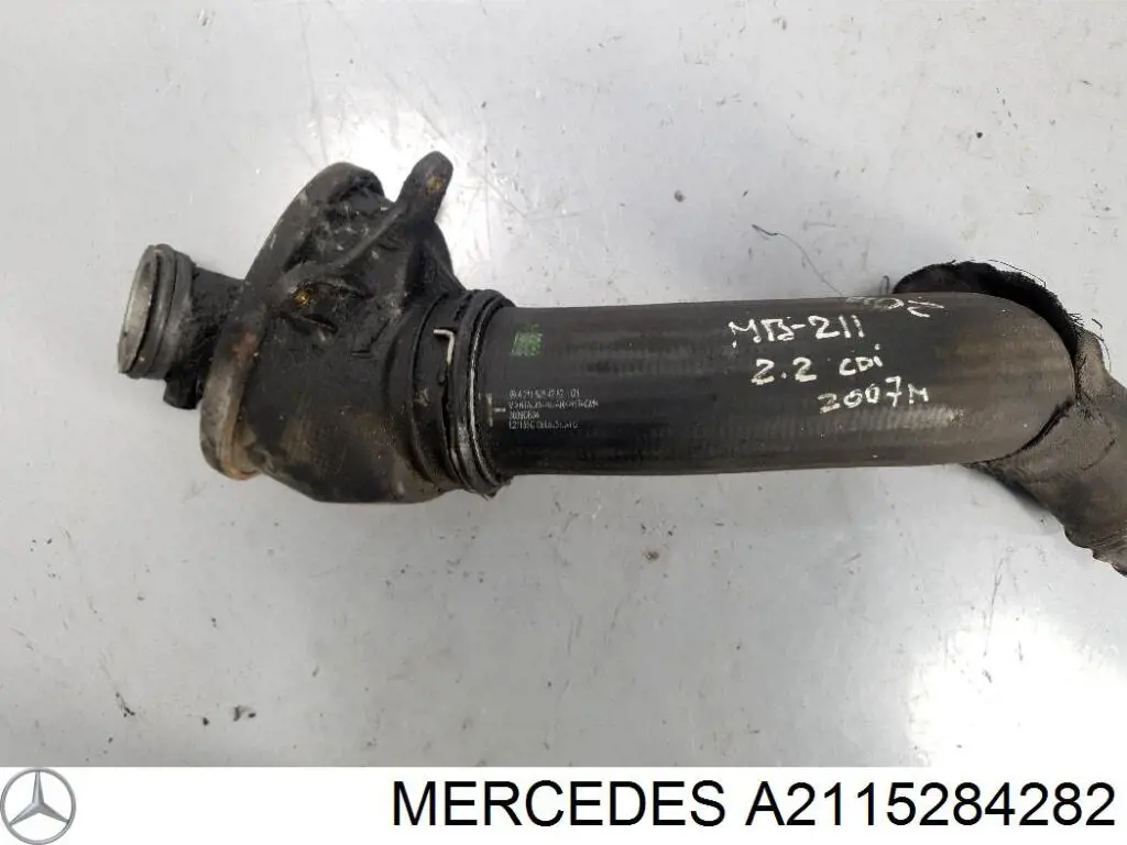 Przewód (króciec) intercoolera Mercedes A2115284282 cena, od 62,99 USD