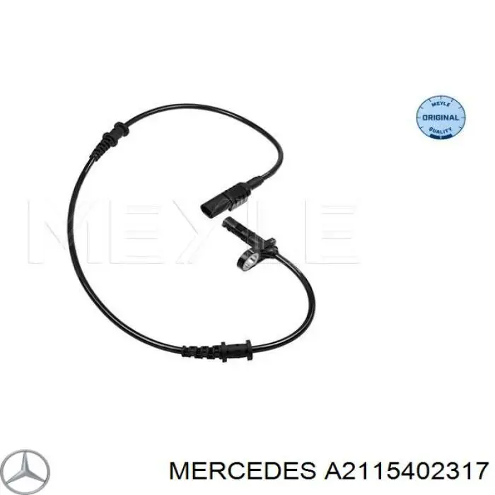 Czujnik ABS przedni Mercedes A2115402317 cena, od 26,31 USD