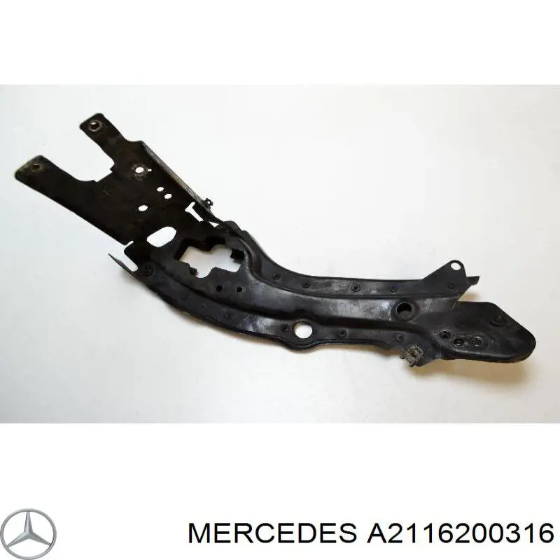 Osłona chłodnicy lewa (panel mocowania reflektorów) Mercedes A2116200316 cena, od 30,34 USD