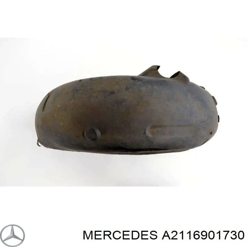Do koszyka A2116901730 Mercedes Nadkole błotnika tylnego lewe