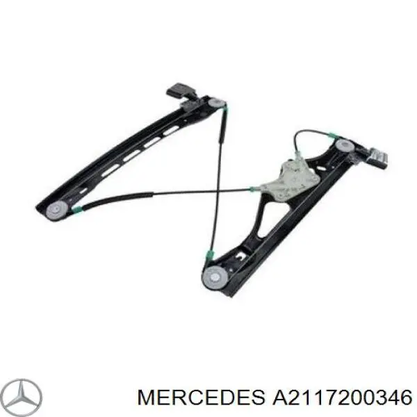 A2117200346 Mercedes Mechanizm podnoszenia szyby drzwi przednich lewych