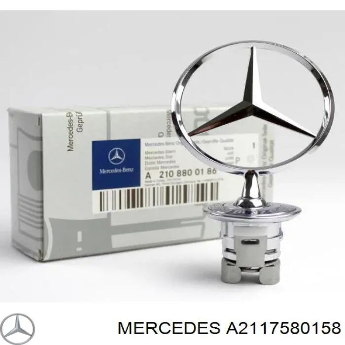 Emblemat na klapę bagaznika (znaczek firmowy) Mercedes A2117580158 cena, od 48,29 USD