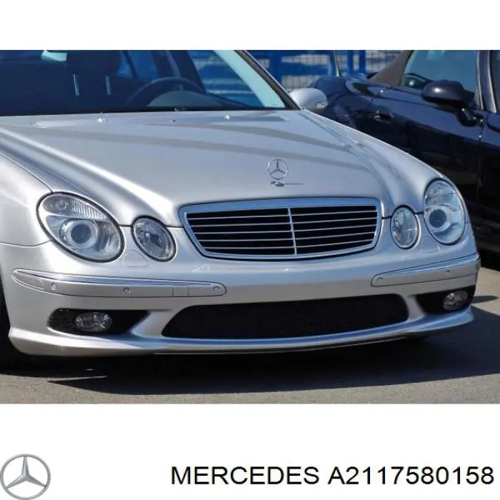 Do koszyka A2117580158 Mercedes Emblemat na klapę bagaznika (znaczek firmowy)