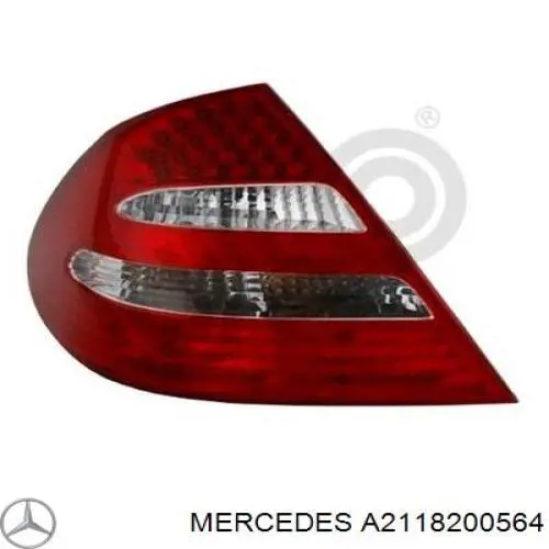 A2118200564 Mercedes Lampa zespolona tylna lewa