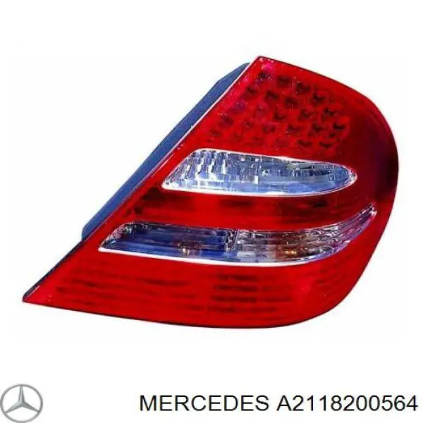Lampa zespolona tylna lewa Mercedes A2118200564 cena, od 187,28 USD