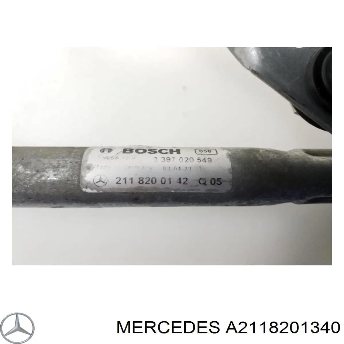 Do koszyka A2118201340 Mercedes Mechanizm wycieraczek