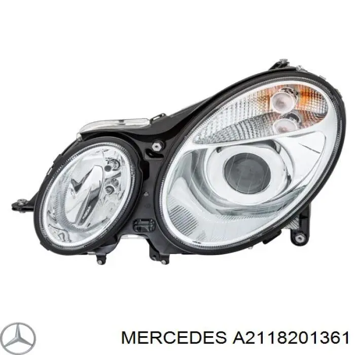 A2118201361 Mercedes Reflektor lewy