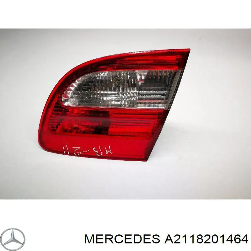 A2118201464 Mercedes Lampa zespolona tylna prawa wewnętrzna