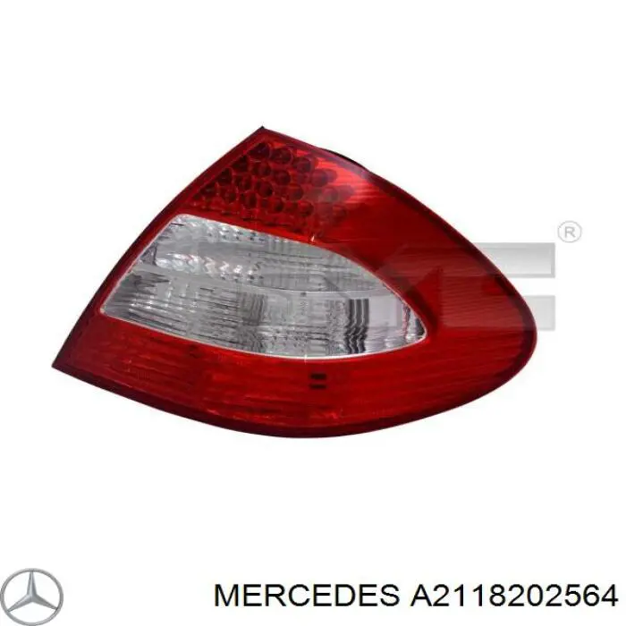 A2118202564 Mercedes Lampa zespolona tylna lewa