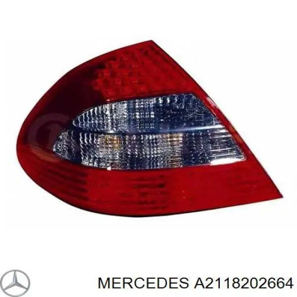 A2118202664 Mercedes Lampa zespolona tylna prawa