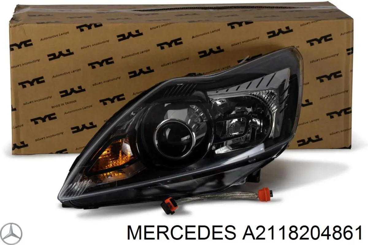 Do koszyka A2118204861 Mercedes Reflektor prawy