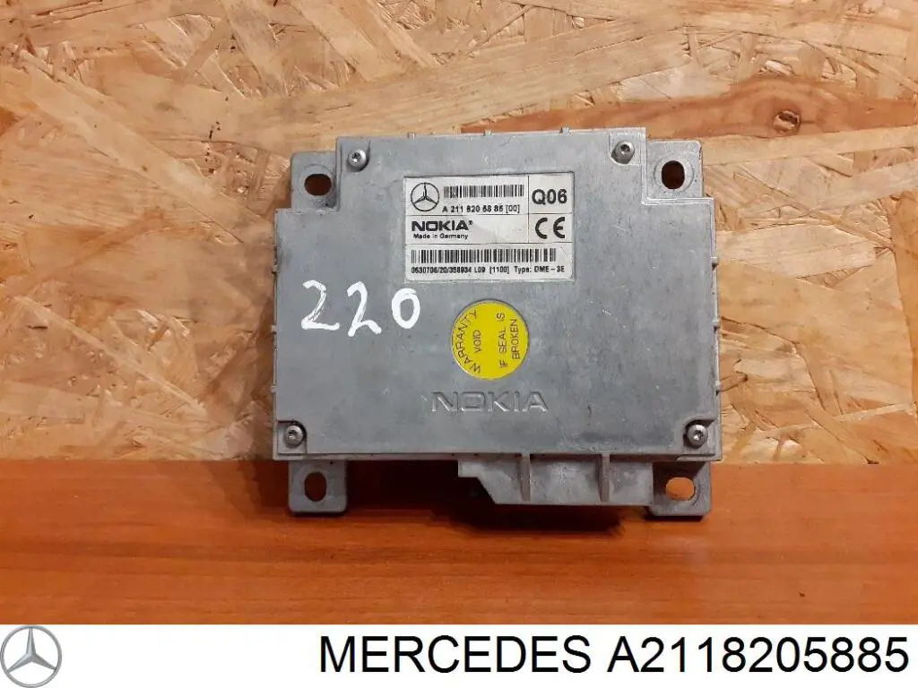 A2118205885 Mercedes Blok sterowania telefonem