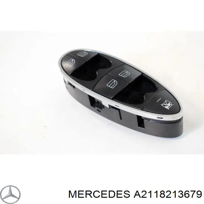 Panel przyciskowy sterowania podnośnikiem szyby przedni lewy Mercedes A2118213679 cena, od 45,97 USD