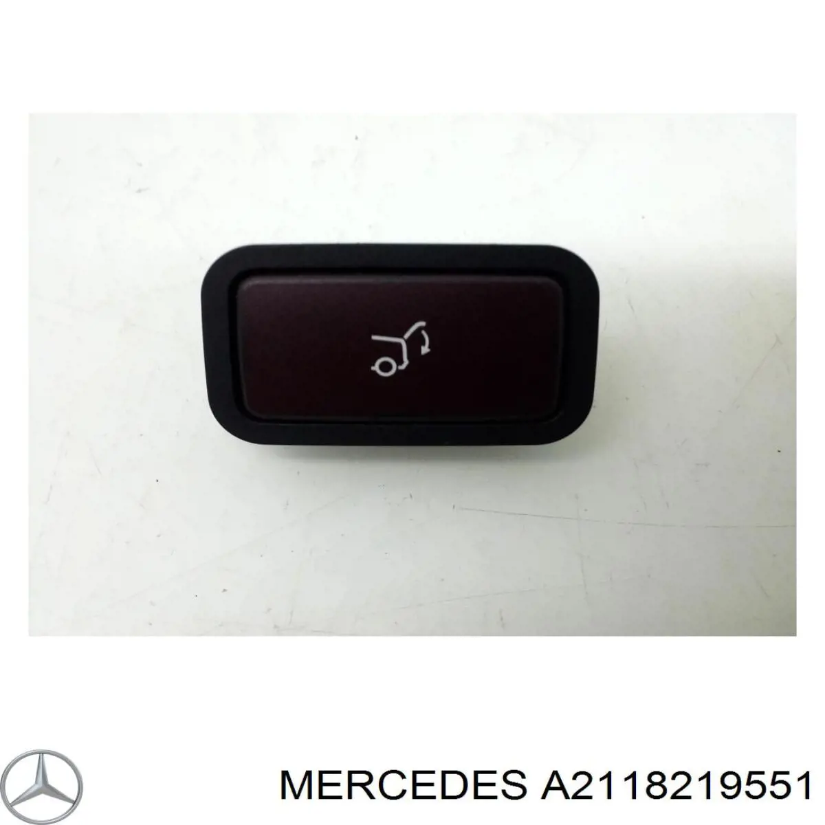 A2118219551 Mercedes Przycisk blokady klapy bagażnika (drzwi 3/5)