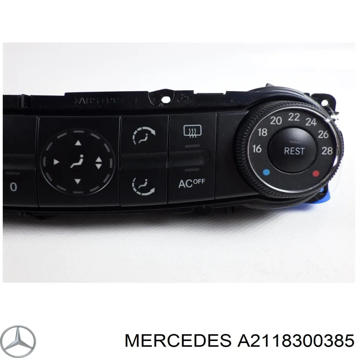 Do koszyka A2118300385 Mercedes Sterownik trybów ogrzewania/klimatyzacji