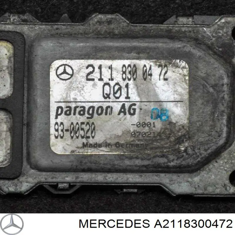 Do koszyka A2118300472 Mercedes Czujnik zanieczyszczenia powietrza