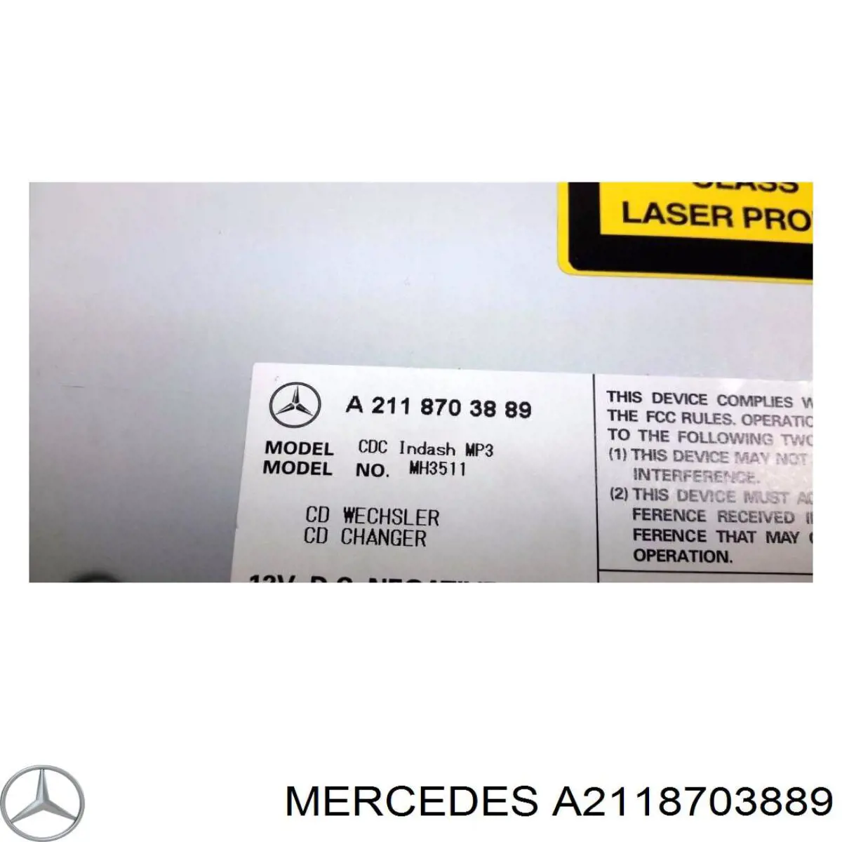 Radioodtwarzacz (radio AM/FM) do Mercedes CLS (C219)