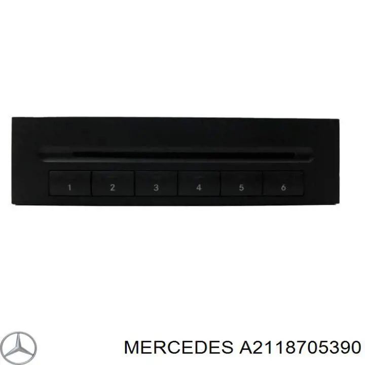 A2118705390 Mercedes radioodtwarzacz (radio am/fm)