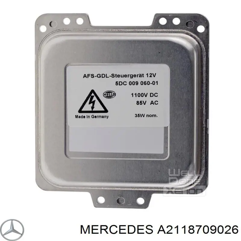A2118709026 Mercedes Urządzenie zapłonowe (ksenon)