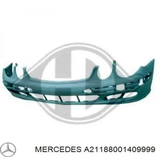 Zderzak przedni Mercedes A21188001409999 cena, od 95,90 USD