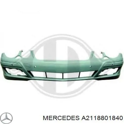 A2118801840 Mercedes Zderzak przedni