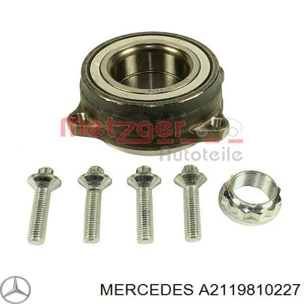 Do koszyka A2119810227 Mercedes Lożysko piasty tylnej