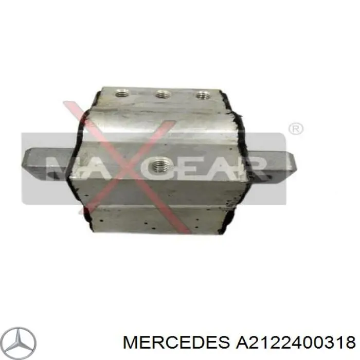 Poduszka (podpora skrzyni biegów) Mercedes A2122400318 cena, od 28,64 USD