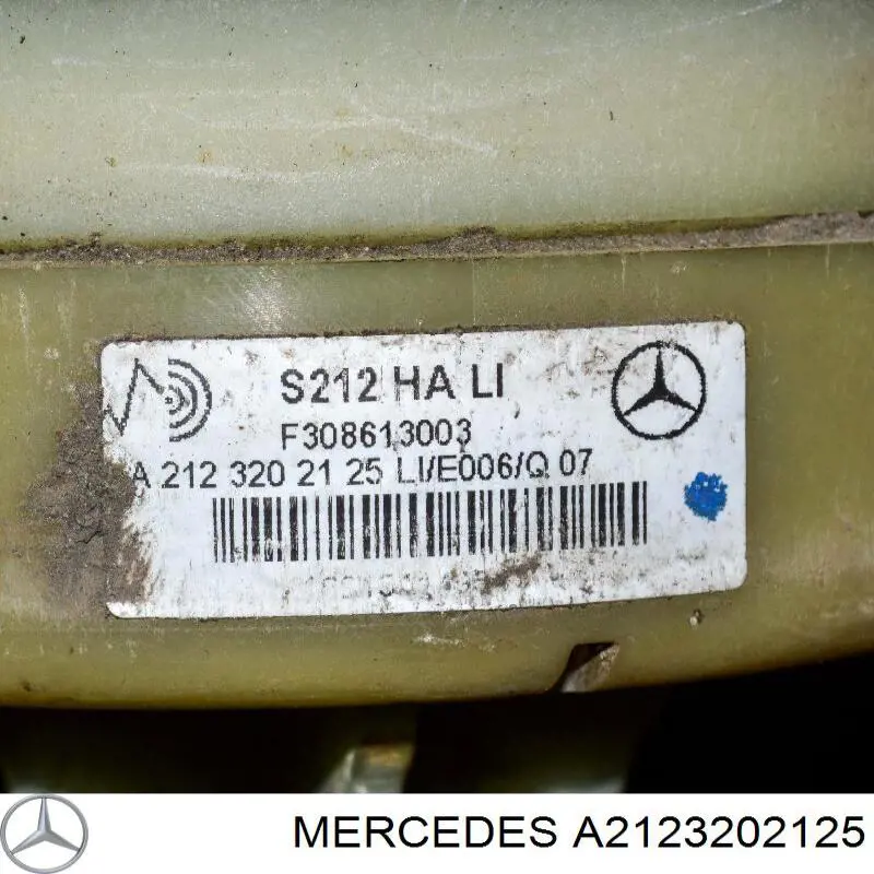 Poduszka pneumatyczna (resor pneumatyczny) mostu tylnego Mercedes A2123202125 cena, od 153,22 USD