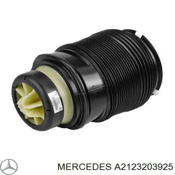 Do koszyka A2123203925 Mercedes Poduszka pneumatyczna (resor pneumatyczny) mostu tylnego