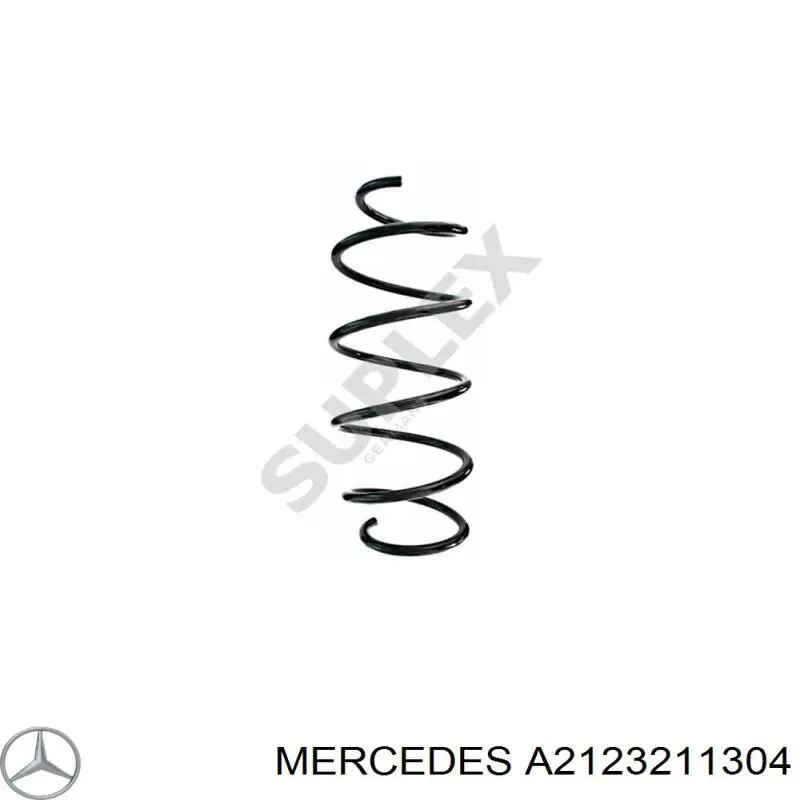 Sprężyna przednia Mercedes A2123211304 cena, od 29,65 USD