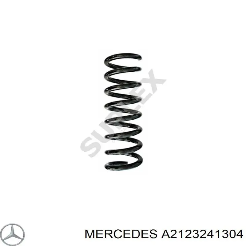Sprężyna tylna Mercedes A2123241304 cena, od 82,11 USD