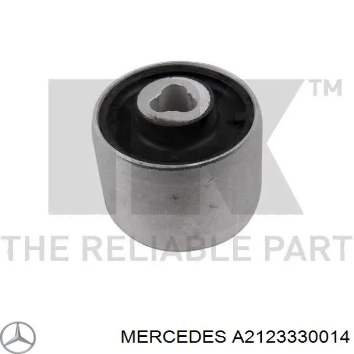 Silentblock przedniego wahacza górnego Mercedes A2123330014 cena, od 27,35 USD