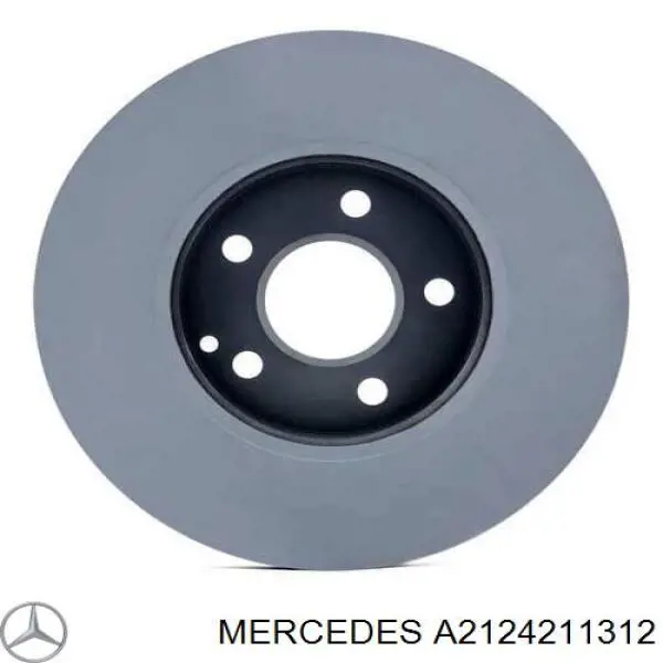 A2124211312 Mercedes Tarcza hamulcowa przednia