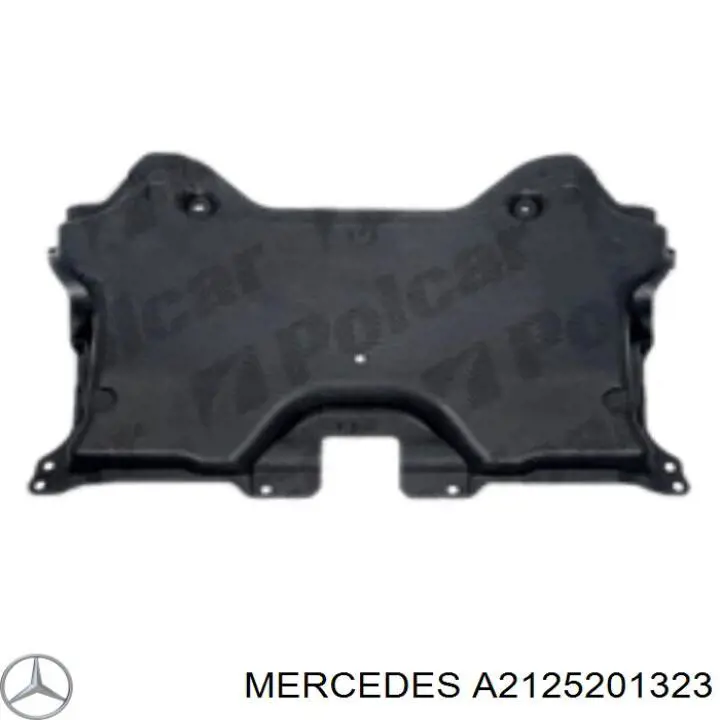 Osłona silnika, miski (przedziału silnika) Mercedes A2125201323 cena, od 50,85 USD