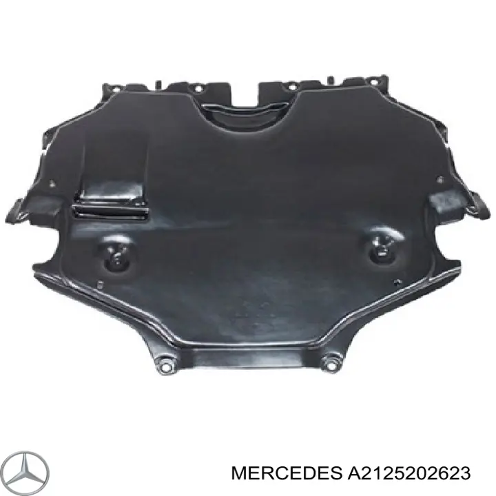 Do koszyka A2125202623 Mercedes Wygluszenie maski