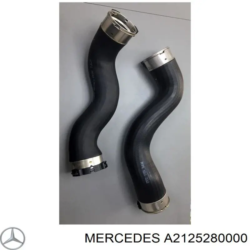 A2125280000 Mercedes Przewód (króciec) intercoolera