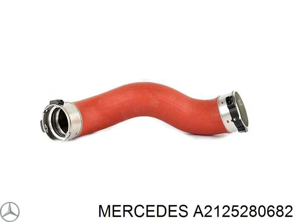Przewód (króciec) intercoolera Mercedes A2125280682 cena, od 64,74 USD