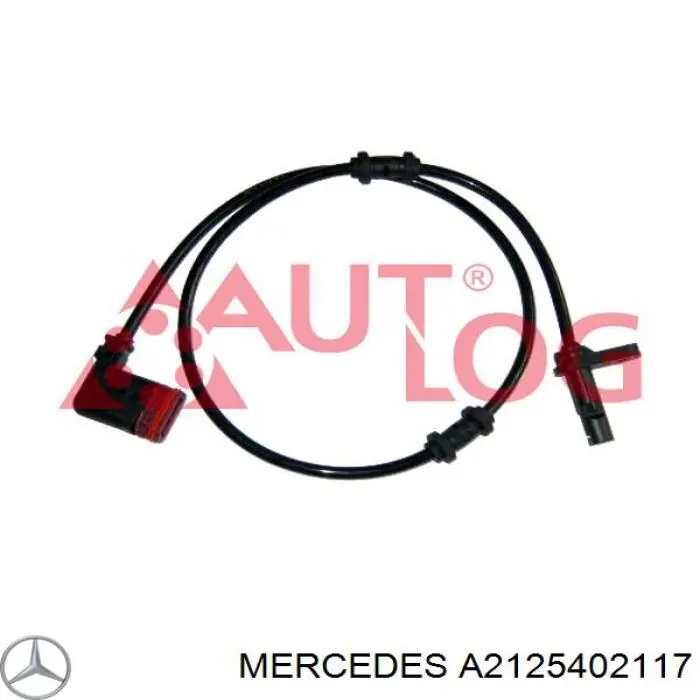 Czujnik ABS tylny lewy Mercedes A2125402117 cena, od 29,40 USD