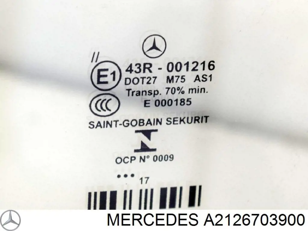 Do koszyka Szyba przednia Mercedes E  W212