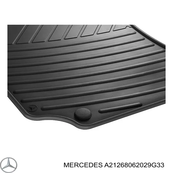 A21268062029G33 Mercedes Dywaniki przód+tył, komplet