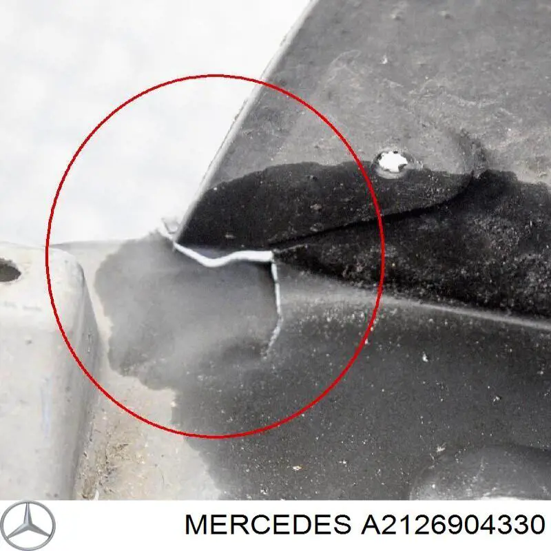 Do koszyka A2126904330 Mercedes Nadkole błotnika przedniego lewe przednie