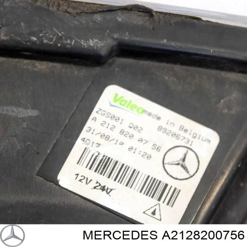 Do koszyka A2128200756 Mercedes Lampa pozycyjna przednia lewa