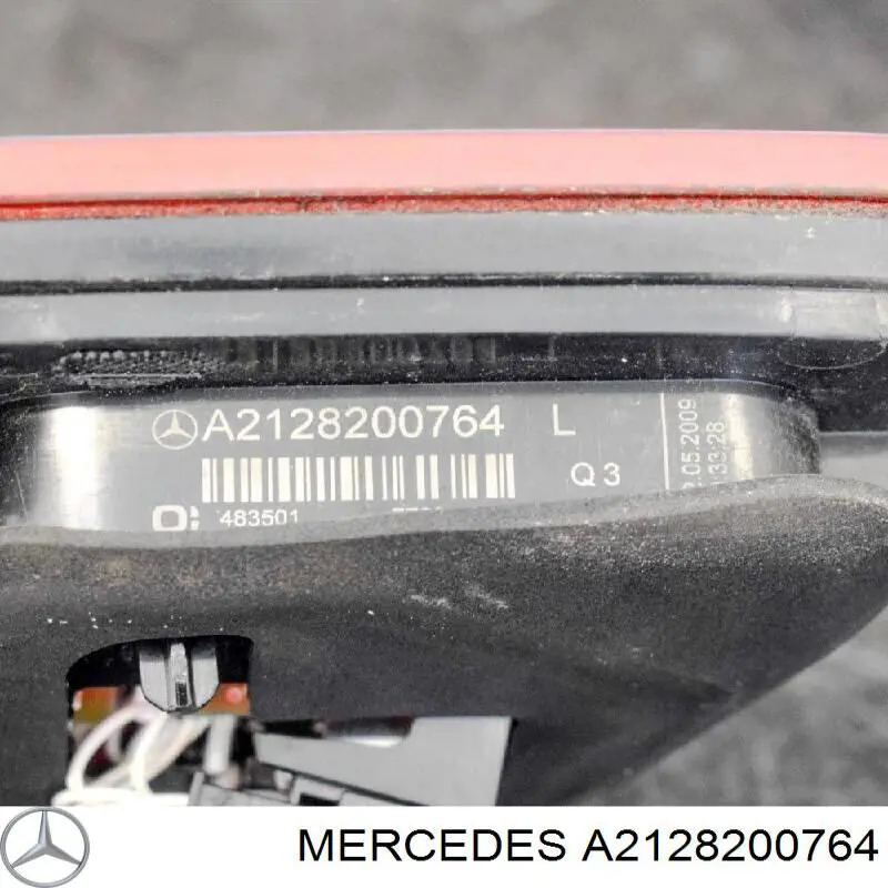 Lampa zespolona tylna lewa wewnętrzna Mercedes A2128200764 cena, od 97,05 USD