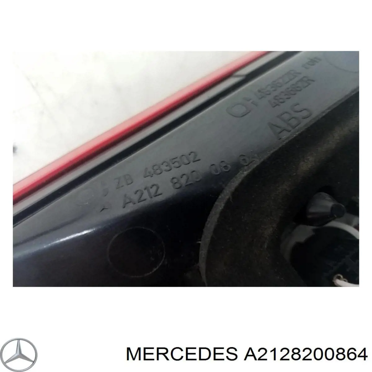 Do koszyka A2128200864 Mercedes Lampa zespolona tylna prawa wewnętrzna