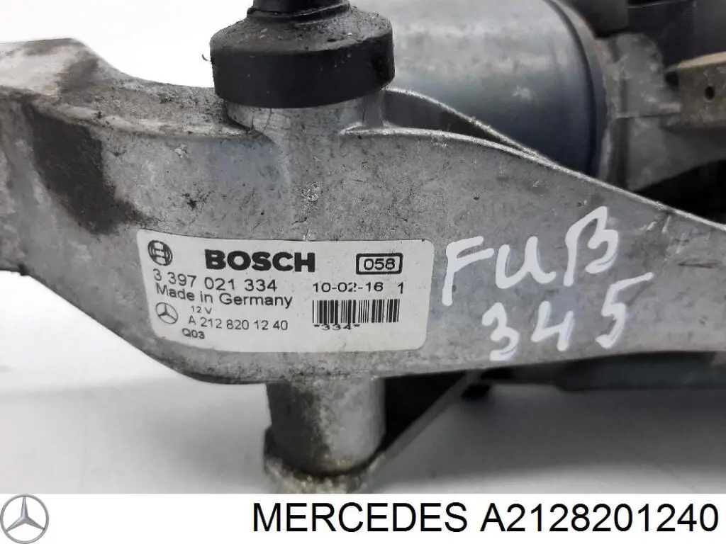 Do koszyka A2128201240 Mercedes Mechanizm wycieraczek