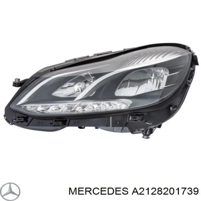 A2128201739 Mercedes Reflektor lewy